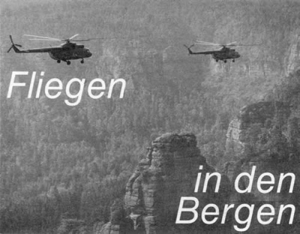 Mi-8 in den Bergen